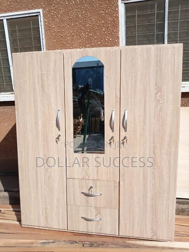 3 in 1 Wooden Brown Wardrobe · Photo 1