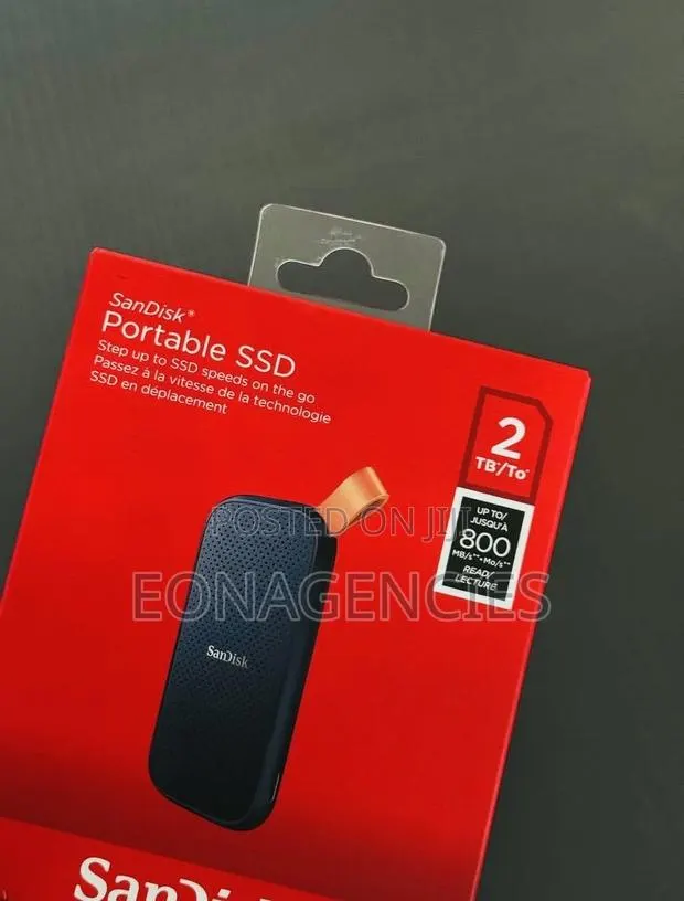 Brand New SanDisk Portable SSD – 1TB / 2TB External Storage · Photo 1