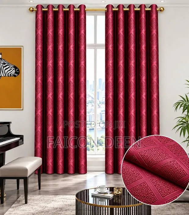 Sunblock Blackout Curtains for Modern Homes Perfect for Hotels ,Airbnb · Photo 1