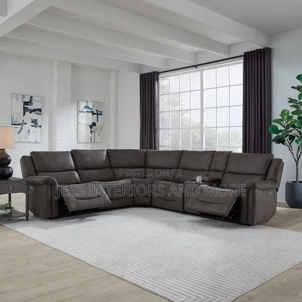 Sofa (Fabric Power Reclining Sectional) · Photo 1