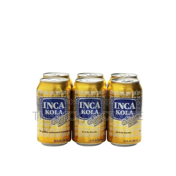 Inca Kola Golden Carbonated Beverage Soda 12 Oz Cans 12pk · Photo 1