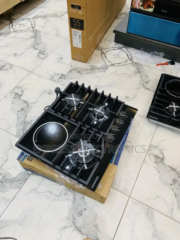 Brand New 3-1 Stove Gas Electric Black Built Kenwood 60CM · Photo 1