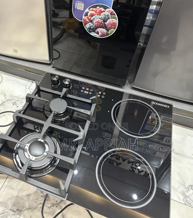 Super Durable Kenwood 2 Gas + 2 Electric Hob(Black) · Photo 1