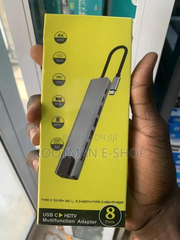 8 in 1 USB C Multifunction Adapter · Photo 1