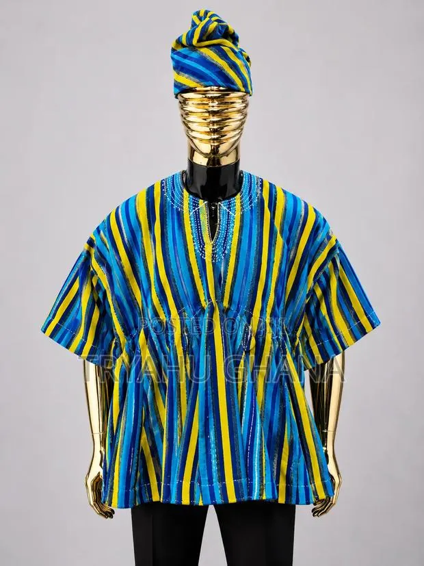 Buy Fugu Smock Online in Ghana | Executive African Smock Tryahu · Photo 1