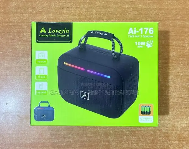 Loveyin Deep Bass Portable 10w Speaker With Fm Radio, Usb Tf Ai-176 · Photo 1