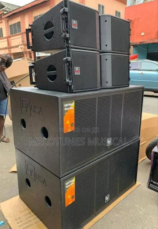 Ev Double Bass Speakers and 10inches Line Array Speakers · Photo 1