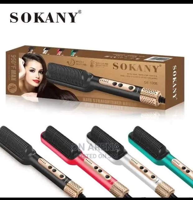 Negative Ion Hair Straightener Comb · Photo 1