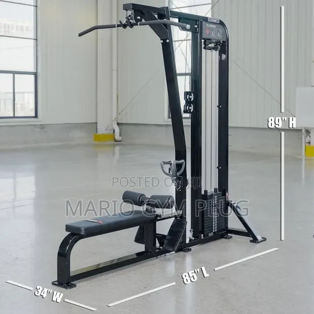 Lat Pull Down With Seated Row (2 in 1)100kg Free Weight · Photo 1
