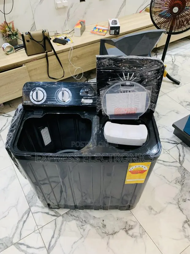 Wash and Spin 7kg Black Nasco WM Semi Automatic · Photo 1