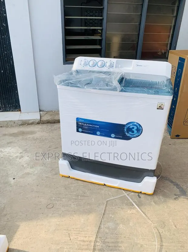 Ultra High Midea 18 KG Twin Tub Semi Automatic Washing (MT100W180/WGH · Photo 1