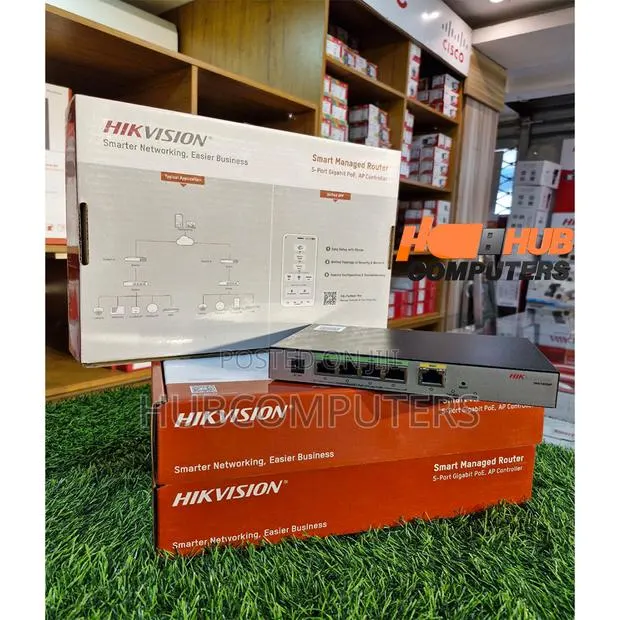 Hikvision Ds-3wg105g 5- Port Gigabit Poe / Ap Controller · Photo 1