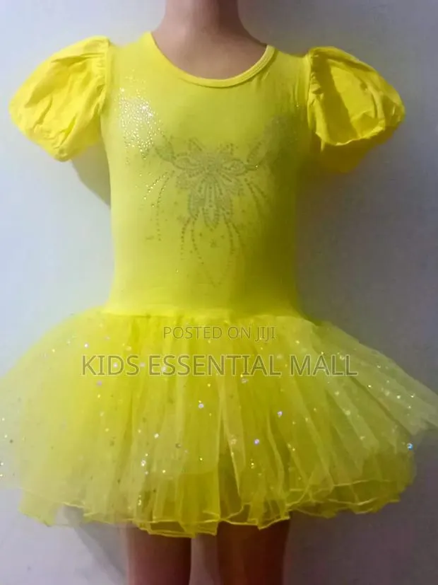 Yellow Lovely Ballet Dress Ages 2 to 16 Years · Photo 1