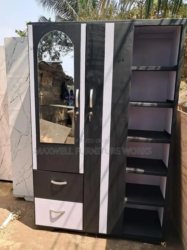 Quality Double Wardrobe N Shoerack ( Payment After Delivery) · Photo 1