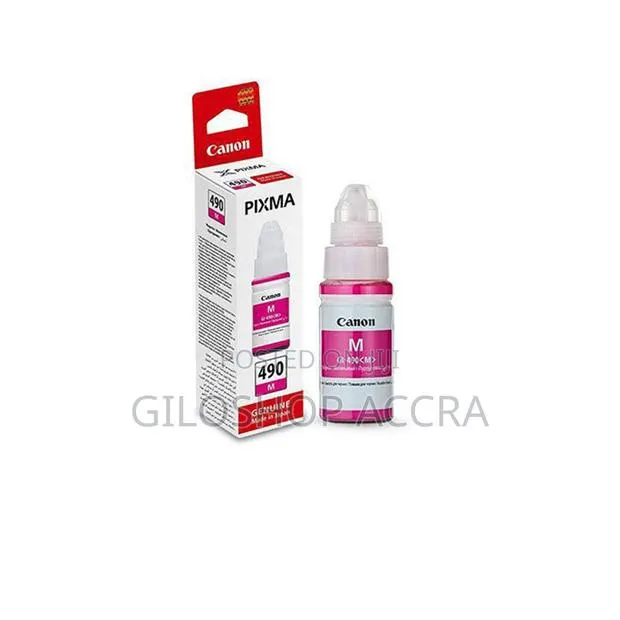 Canon Original Ink Cartridge Gi-490 PGM Gi490pgm Magenta · Photo 1
