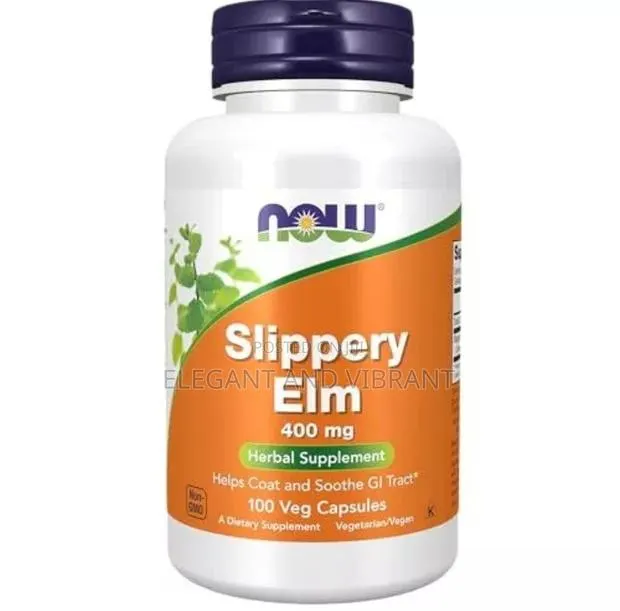 Now Slipprey Elm,400mg 100 Vegetable Capsules · Photo 1