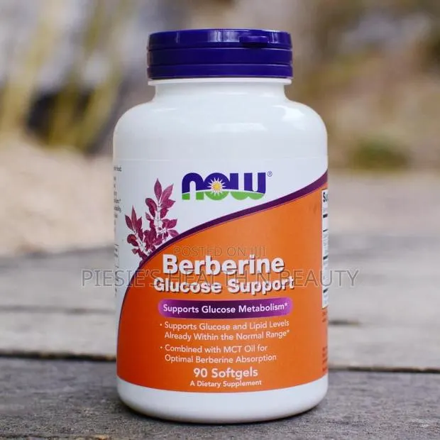 Now Berberine Glucose Support 90 Softgels · Photo 1