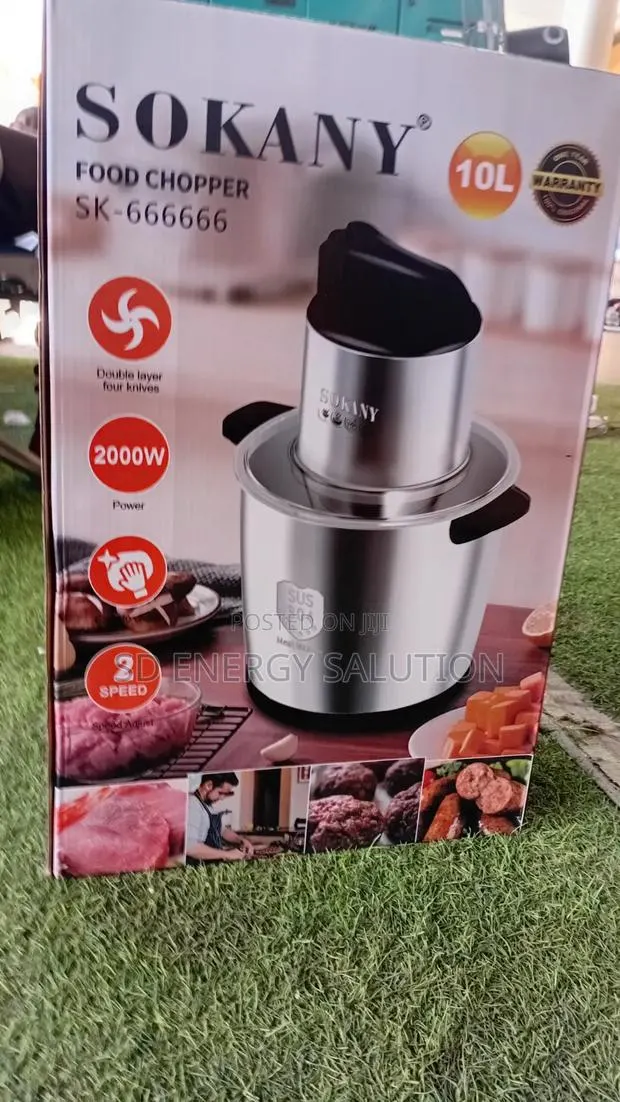 Original Sokany Electric Food Chopper – Quick Easy Meal Prep · Photo 1