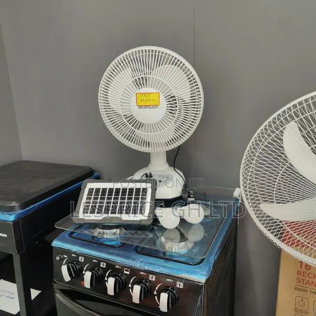 Exciting Offers on Our Matchless Rechargeable Solar Fan With Panels · Photo 1