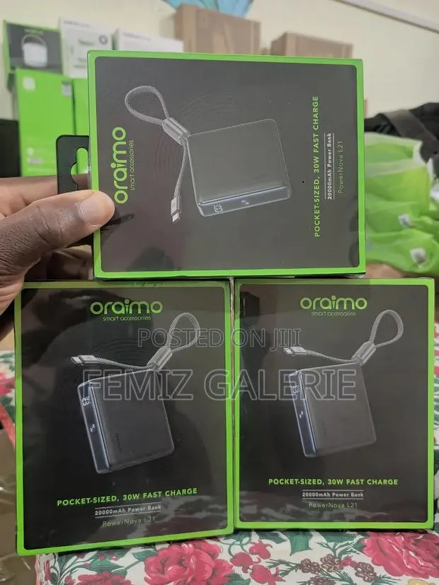 Oraimo Powernova L21 20000mah 30w Power Bank · Photo 1
