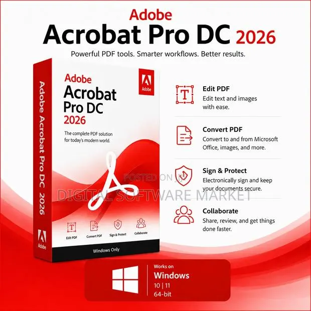 Adobe Acrobat Pro 2026 for Windows or Mac · Photo 1