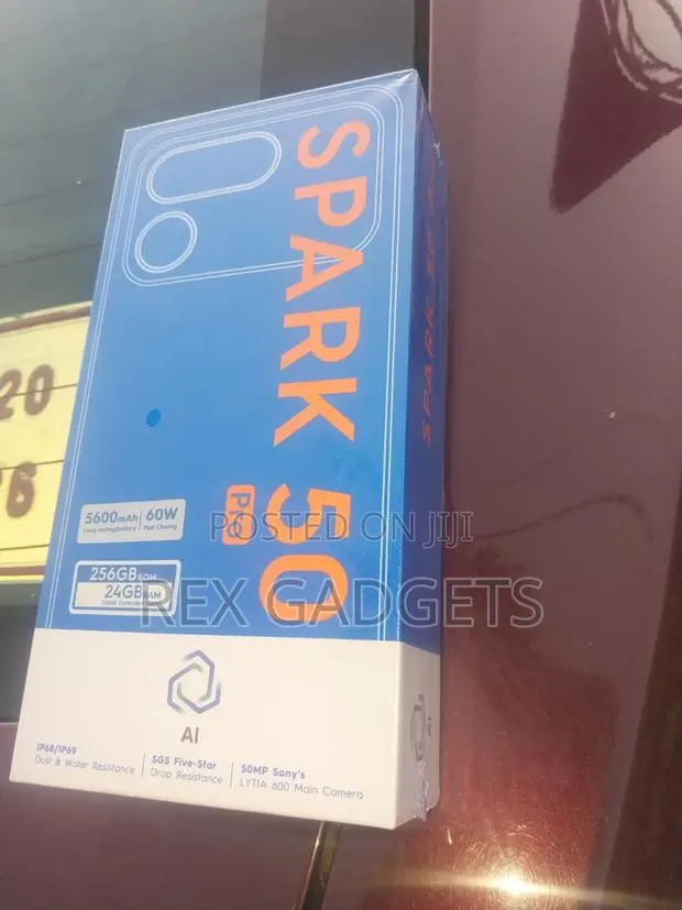 New Tecno Spark 50 Pro 256 GB Orange · Photo 1