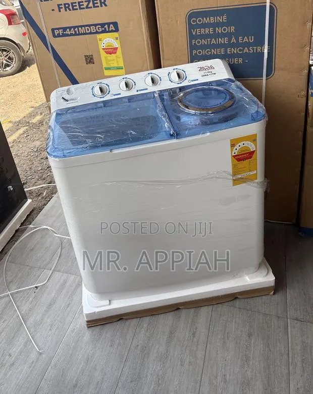 Affordable Zara 11kg Top Load Washing Machine + Transparent Lid, White · Photo 1