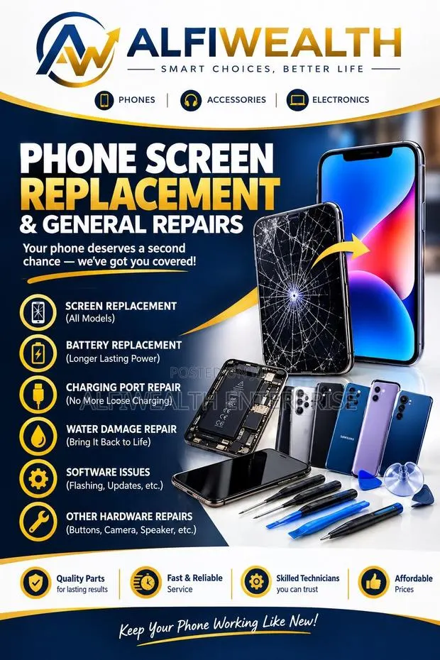 Phone Screen Replacement General Repairs | ALFIWEALTH Enterprise · Photo 1