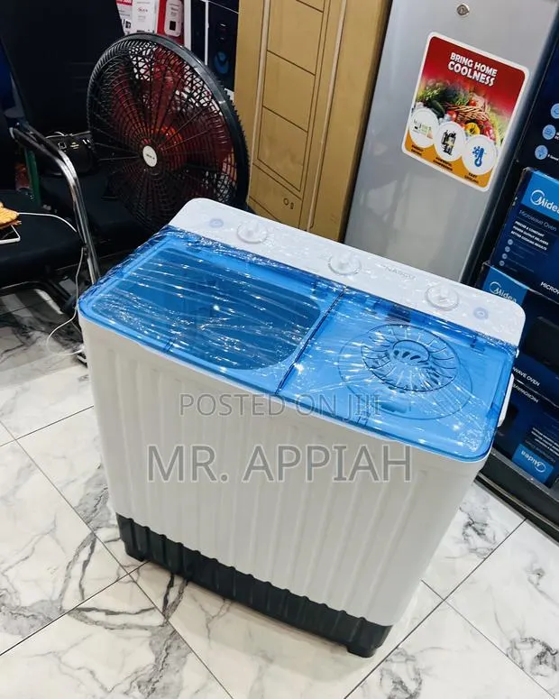 Effortless Cleaning Nasco Semi-Auto Washing Machine,Transparent Lid · Photo 1