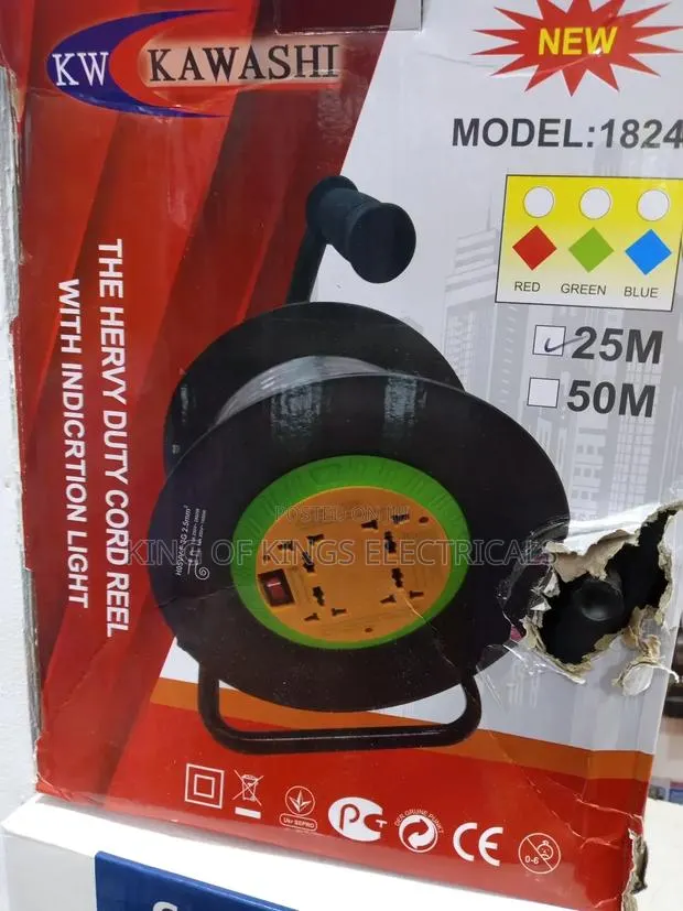 Heavy Duty Cord Reel Extension Board With Indication Light(25m) · Photo 1