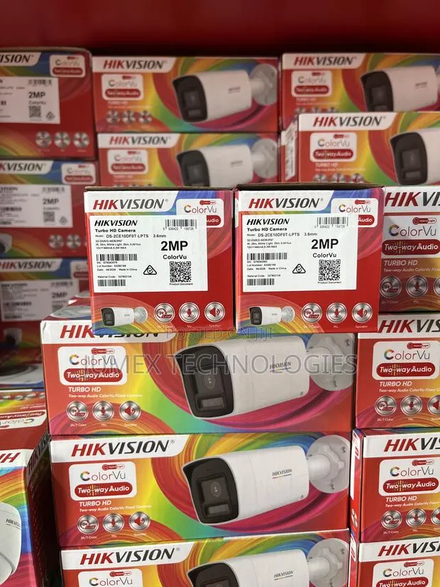 Hikvision Colorvu 2way Audio Camera Bullet Ds-2ce10df0t-LPTS 2mp · Photo 1