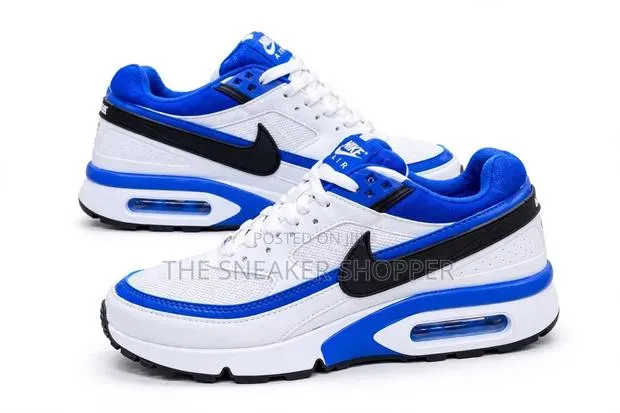 Air Max BW "Big Window" - White / Game Royal Blue / Black · Photo 1
