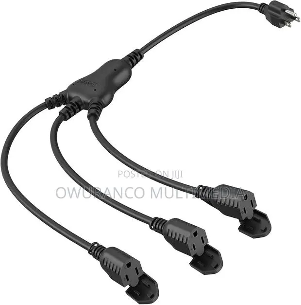 Heavy Duty 3-in-1 Splitter Y Computer Power Cable (90° Sprinter Y) · Photo 1