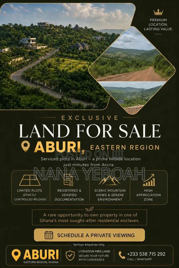 Residential Service Land For Sale At Aburi · Photo 1