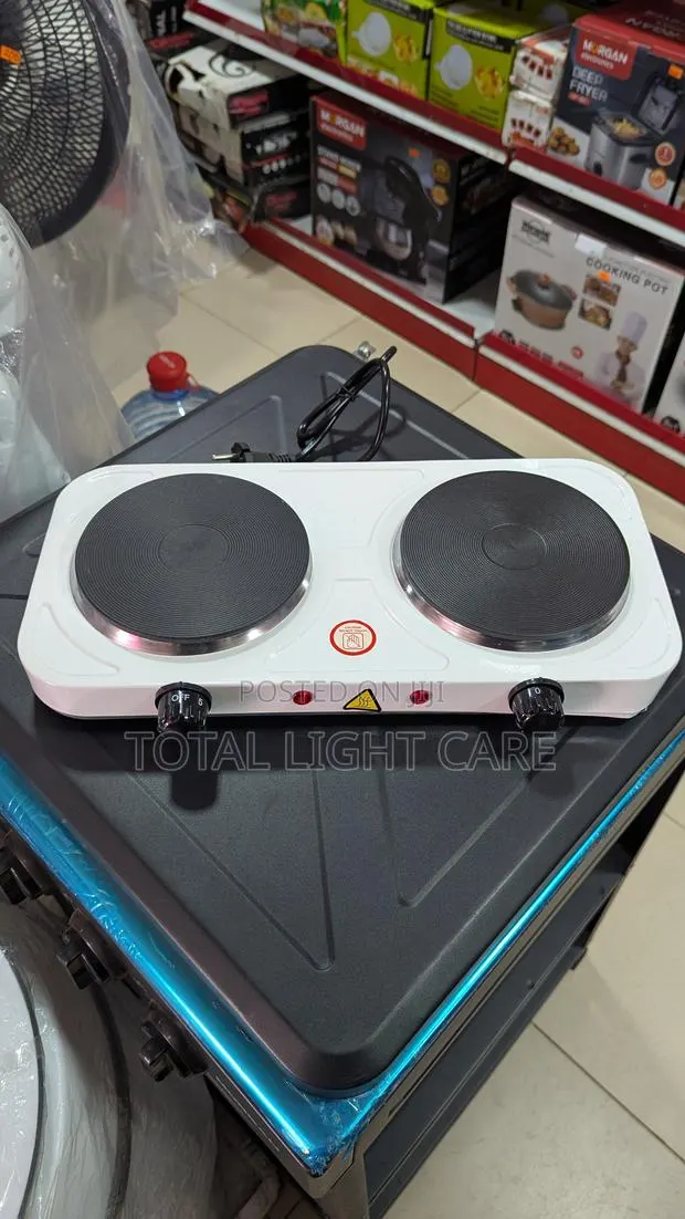 Electric Double Hot Plate Cooker Stove · Photo 1