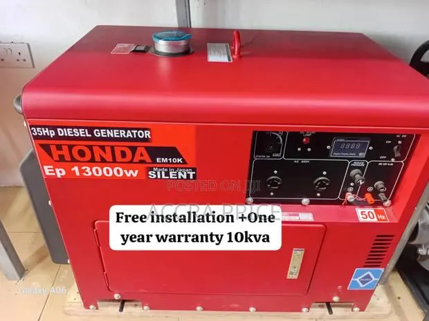 Diesel Fuelled 10kva Honda Generator · Photo 1