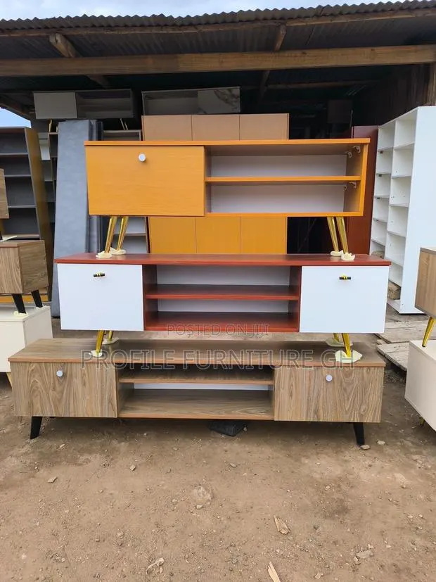 Elegant TV Stand for Massive TV Use// Laminated TV Stand · Photo 1