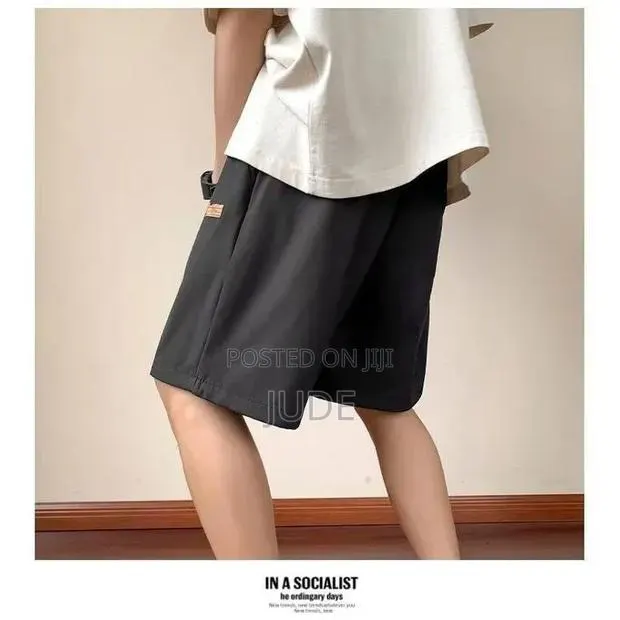 Men’s Ice Silk Quick-Dry Casual Shorts – Summer Drawstring Sport · Photo 1