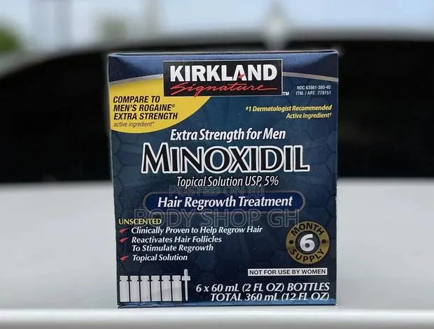 Kirkland Minoxidil Full Set ( Six Bottles + Dropper) · Photo 1
