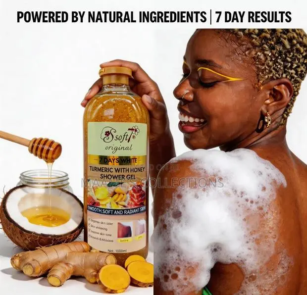 Soft7 Original 7 Days White Turmeric With Honey Shower Gel. · Photo 1