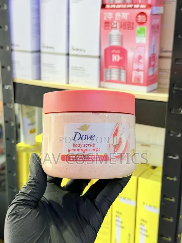 Dove Gommage Corps White Peach and Crushed Rice Body Scrub · Photo 1