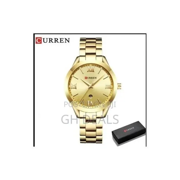 Curren Ladies Stainless Steel Watch - Gold · Photo 1