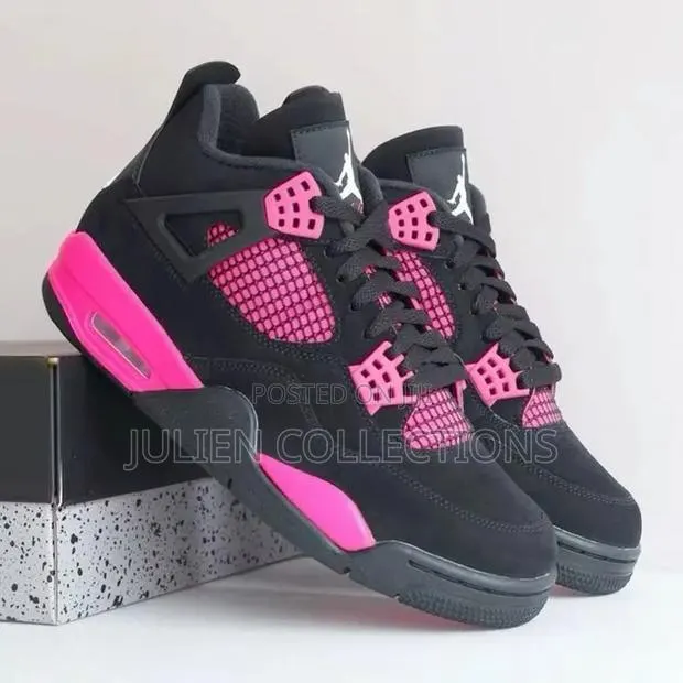 Jordan Retro 4 Thunder Pink · Photo 1