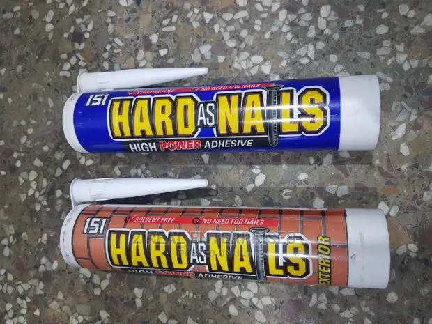 Hard as Nails Interior and Exterior Adhesive · Photo 1