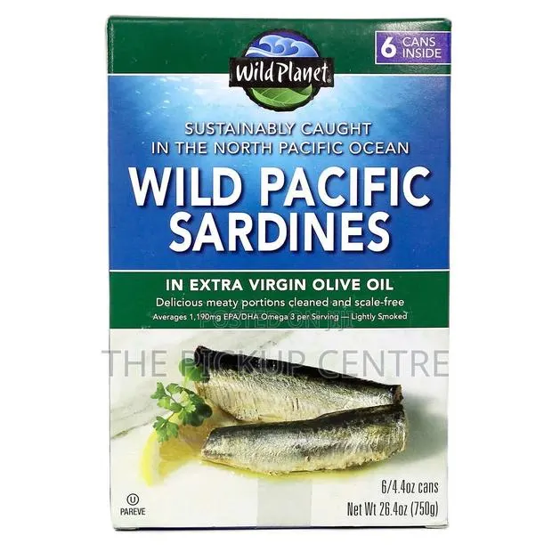 Wild Planet Wild Pacific Sardines-Extra Virgin Olive,6 Cans · Photo 1