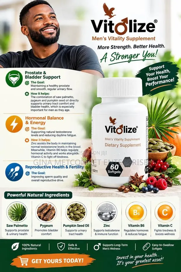 *VITOLIZE MEN VITALITY* - Daily Support for the Modern Man · Photo 1