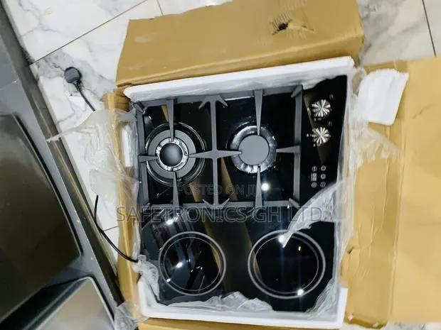 Newly Virtual Kenwood 2 Gas and 2 Electric Hybrid Cooktop · Photo 1