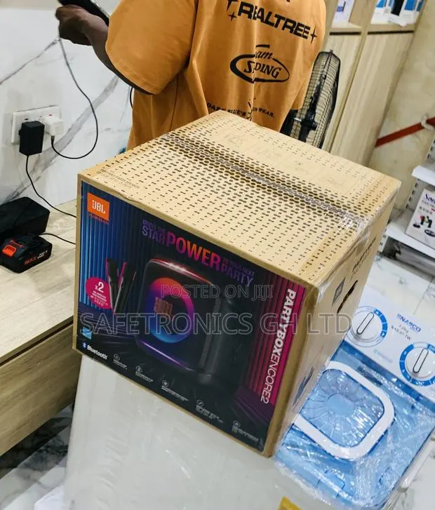 Kindly Order JBL Partybox Encore 2 Portable Party Speaker With 2 Mics · Photo 1