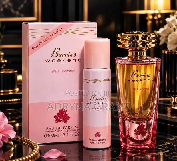 Fragrance World-Berries Weekend Pink Edition+free Deo Spray · Photo 1