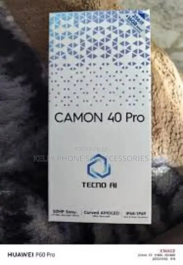 New Tecno Camon 40 Pro 256 GB Black · Photo 1